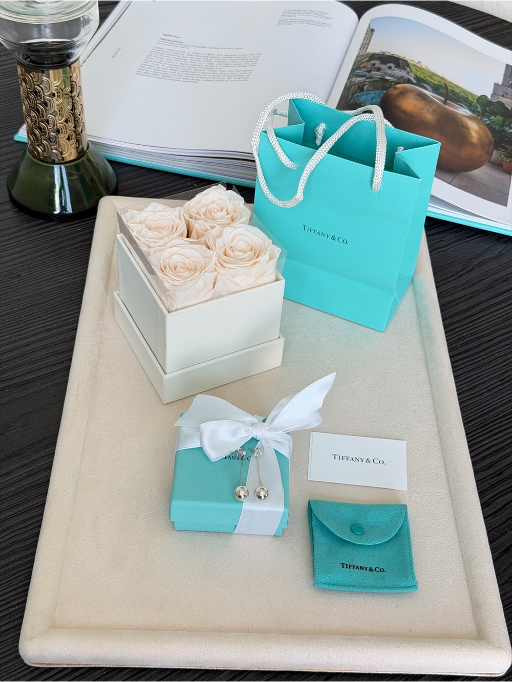 Tiffany & Co. HardWear Ball Drop Earrings Sterling Silver 925 NEW $700 - Picture 6 of 13